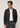 Flannel Bomber Jacket, Black Gray Houndstooth